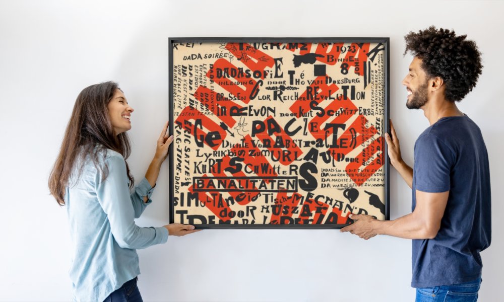 Theo van Doesburg and Kurt Schwitters