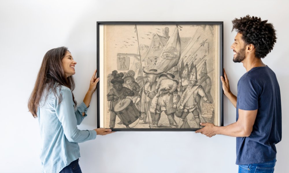 Egbert van Heemskerck (II) (signed by artist)