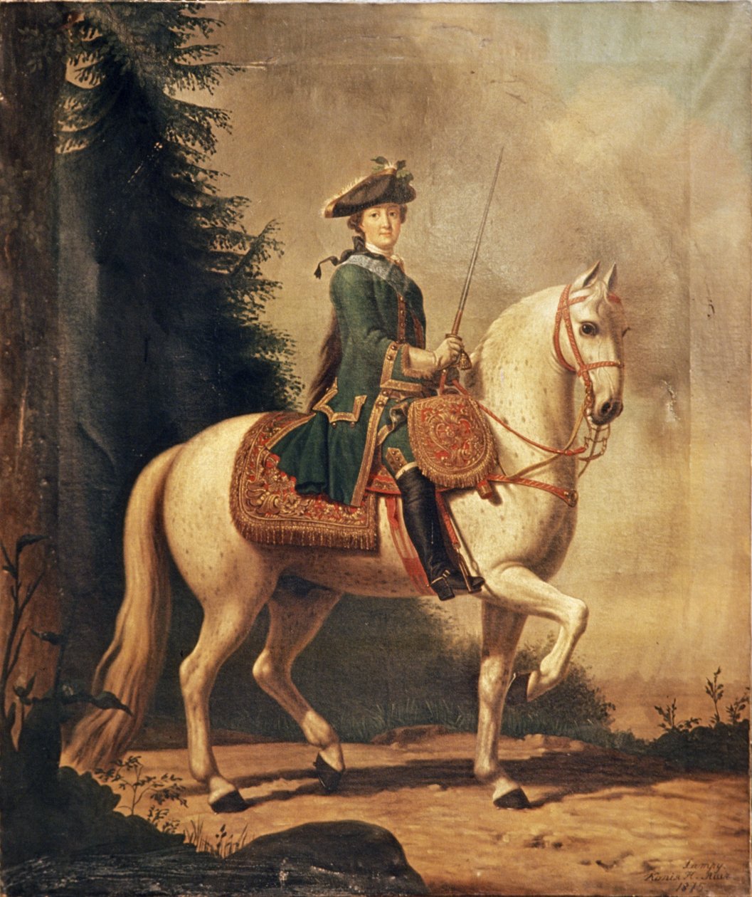 1765年，V，Eriksen，V，Eathersen的1875年“凯瑟琳大帝的绘画”副本。 作者 不明