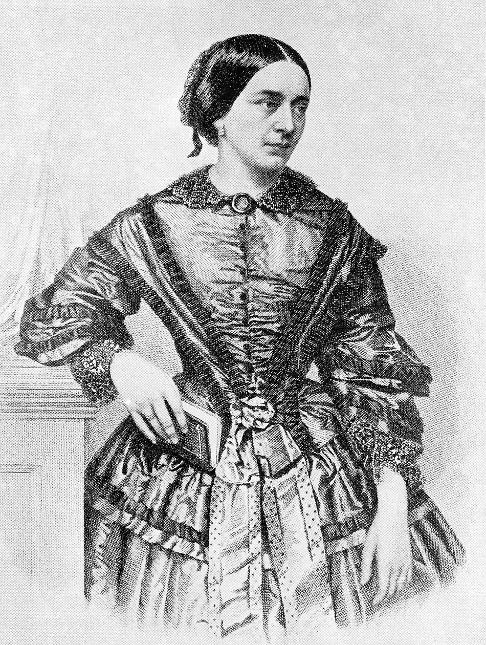 Clara Schumann，Robert Schumann的妻子 作者 不明