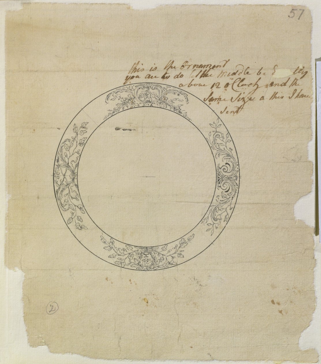 设计大型珐琅表盘，由John Harrison（1693-1776）及其儿子William（c.1726-72）编制的机械笔记和图纸设计 作者 不明