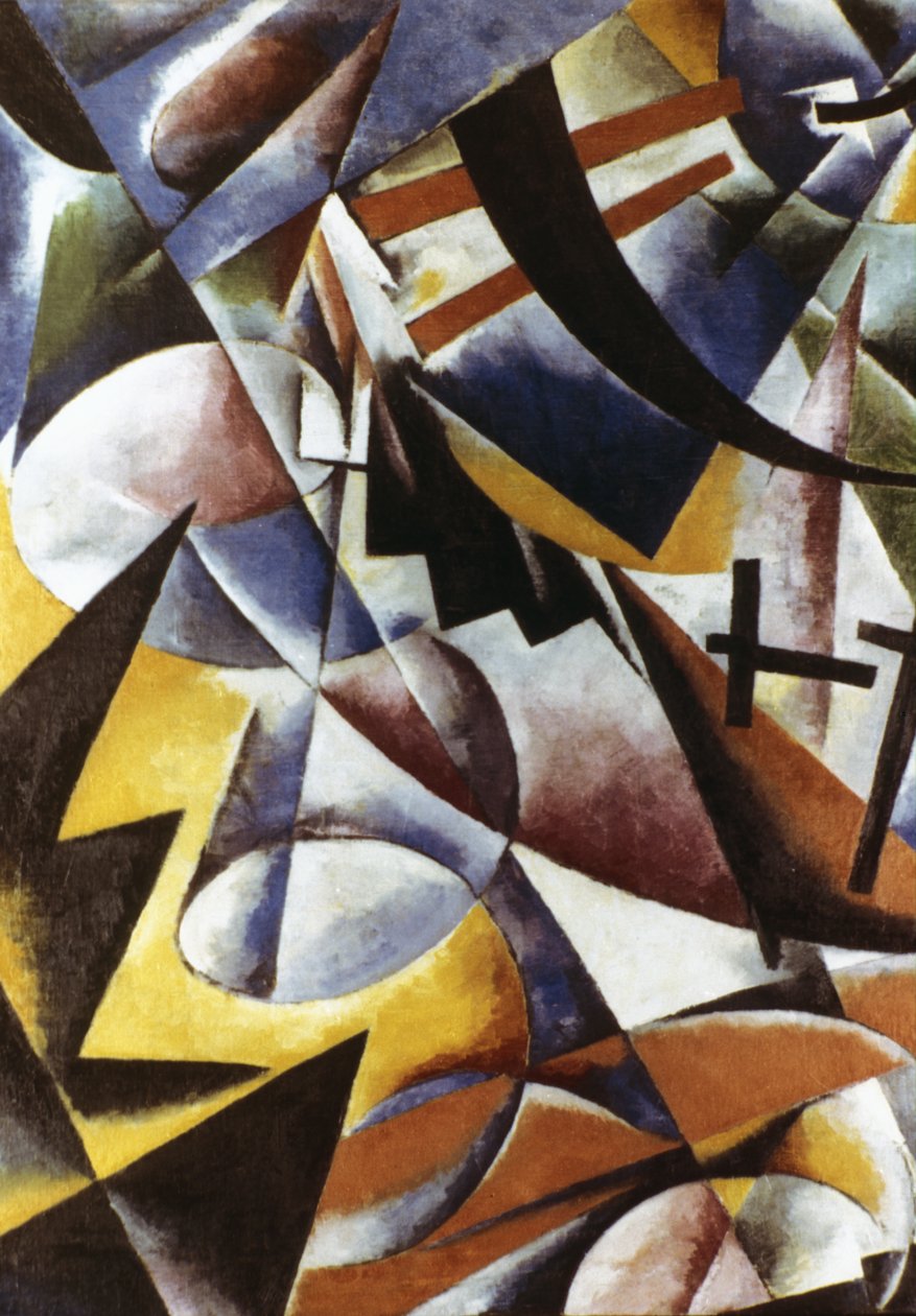 绘画建筑（1920）绘画由Lyubov Popova（1889年 -  1924年）。 作者 不明