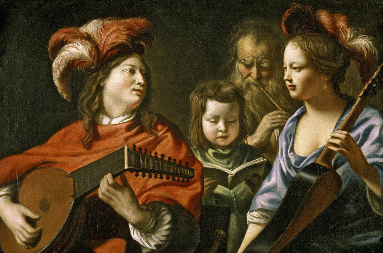 Picardie 086  -  Laon  -  Musee  - “Mathtu Le Nain的音乐会”（1607-1667） 作者 不明