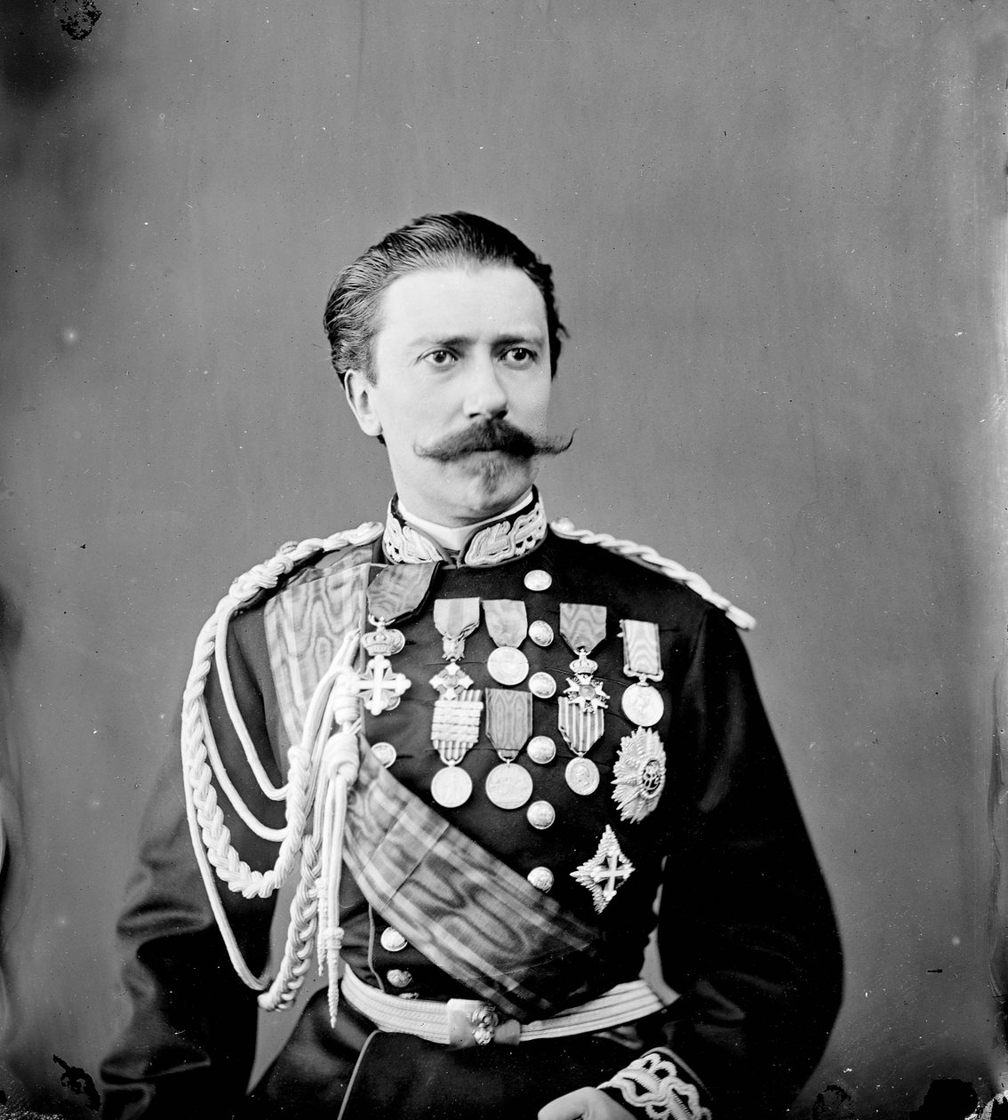 意大利王国战争部长HectorBertolè-Viale将军（1829年至1892年）的肖像 作者 不明