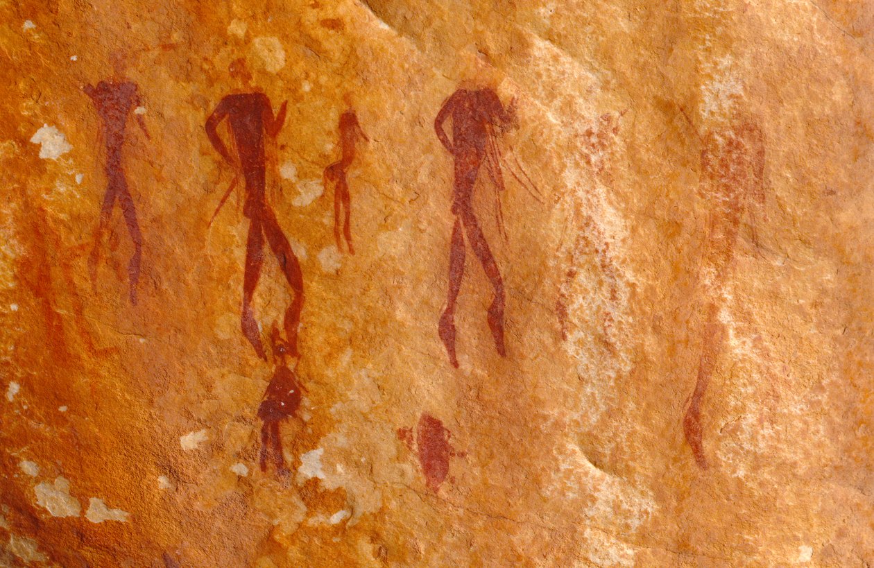 San（Bushmen）岩画，Cedarburg，西开普省 作者 不明