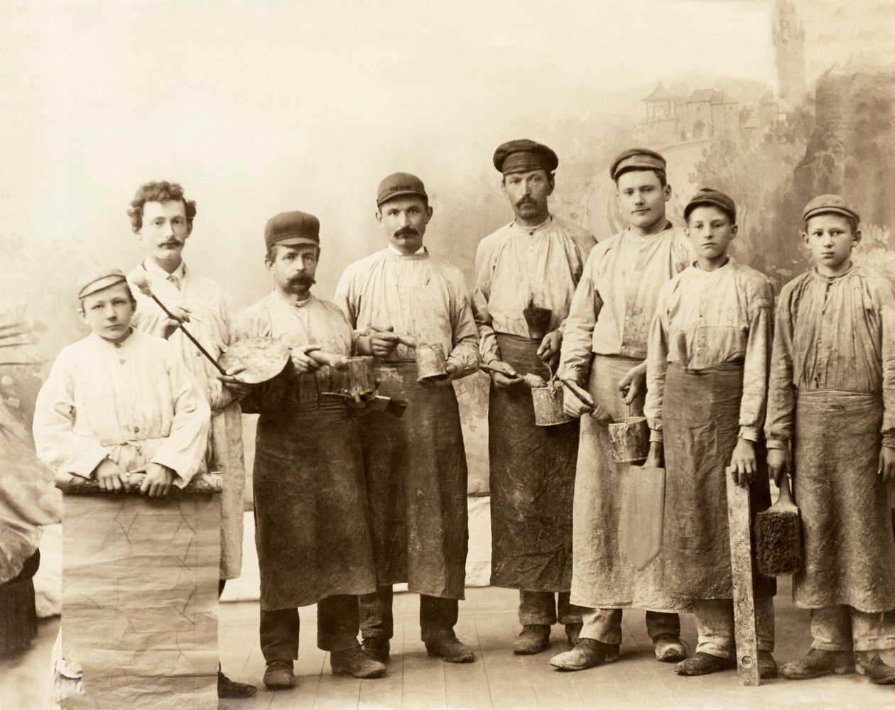 墙纸衣架，1880年 作者 不明