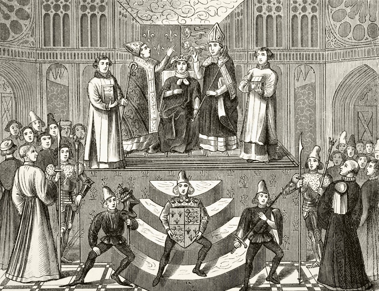 英国国王亨利四世于1399年10月13日加冕，来自英国国家和国内历史的威廉希克曼史密斯奥布里（1858-1916）出版伦敦，1890年 作者 英语学校