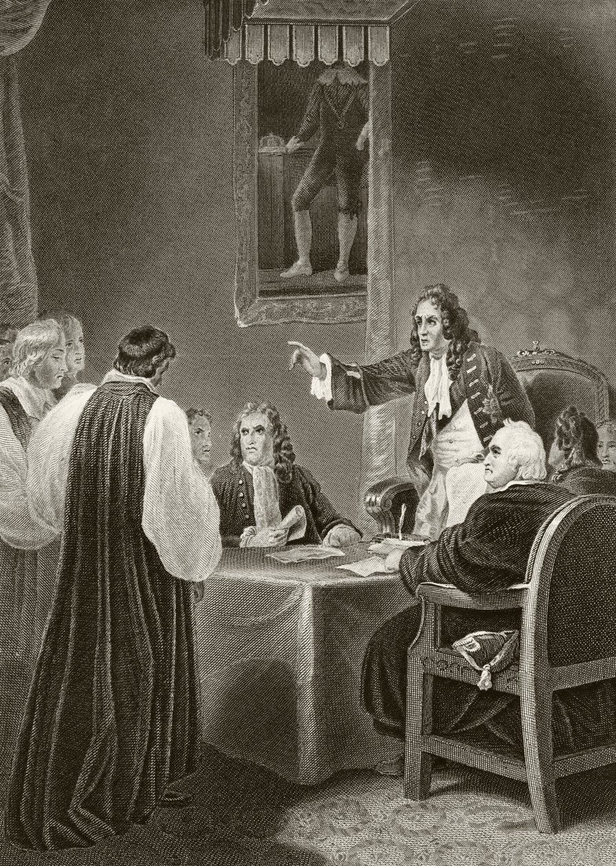 英国国王詹姆斯二世于1688年在枢密院主教，由威廉希克曼史密斯奥布里（1858-1916）出版的“英国国内和国内历史”出版，伦敦，1890年 作者 英语学校