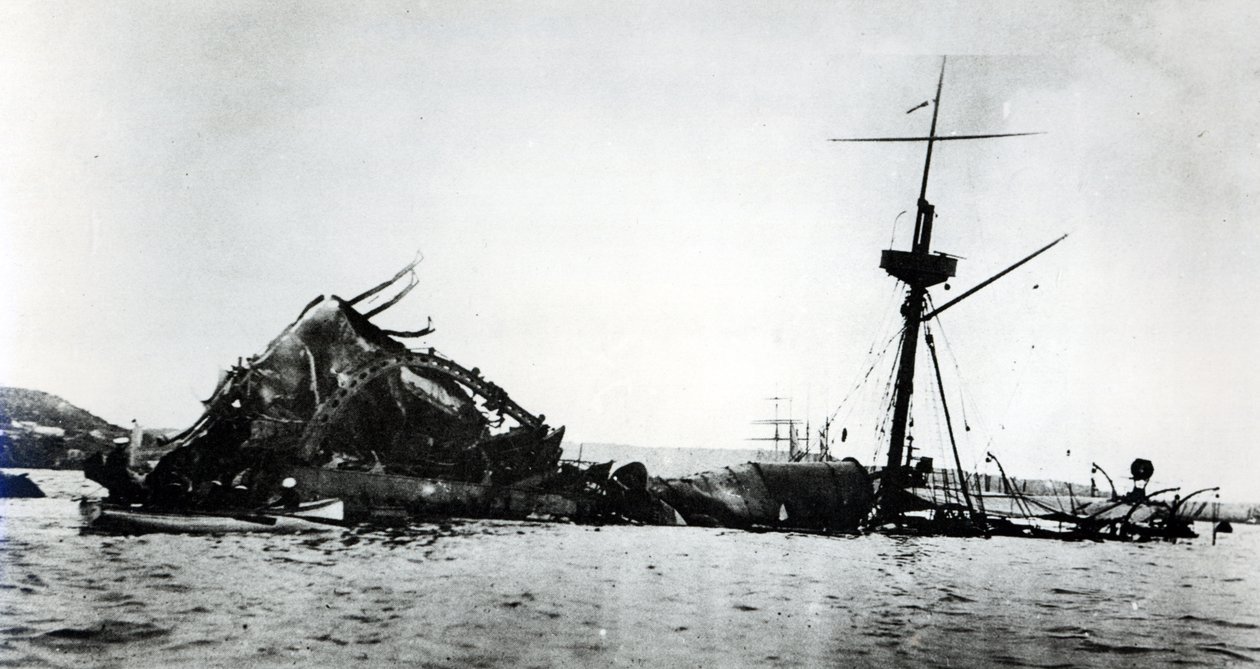 缅因号的灾难，1898年（见206525，206526） 作者 美国摄影师