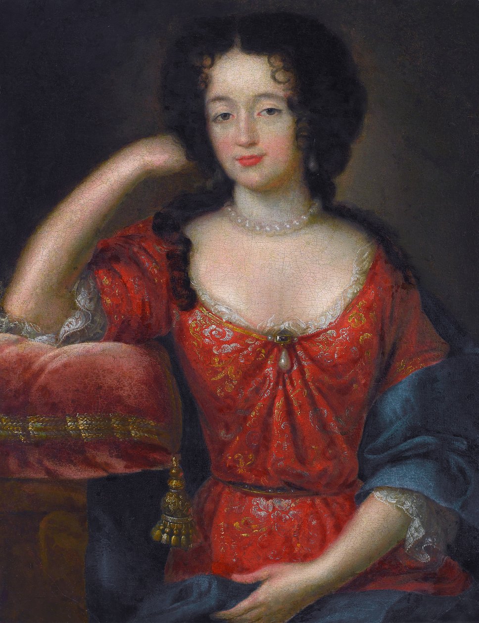 Marie Casimire Zamoyska（Marysieńka）的肖像 作者 无名氏