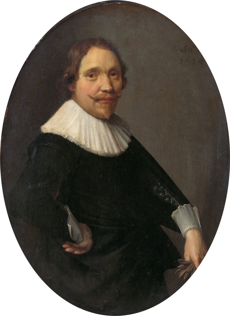 Willem van Oldenbarnevelt的肖像（1590-1634） 作者 无名氏