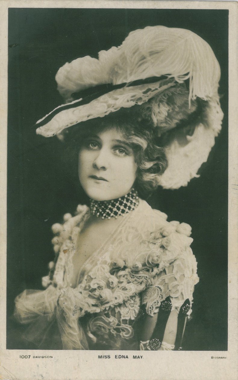舞台名人：Edna May小姐，c.1903-08 作者 英国摄影师
