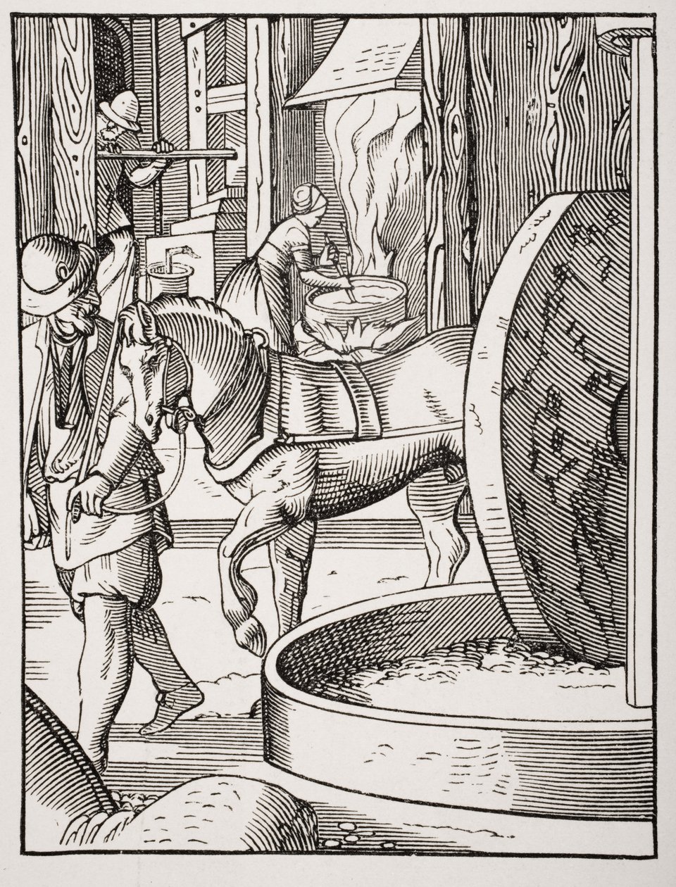 Jost Amman（1539-91）绘制和雕刻的16世纪插图，由Paul Lacroix（1806-84）出版的“Le Moyen Age et La Renaissance”绘制并于1847年出版 作者 法语学校