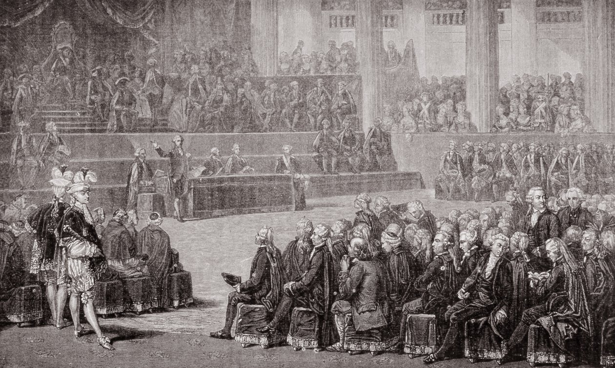 1789年5月5日开幕的庄园将军（雕刻） 作者 法语学校