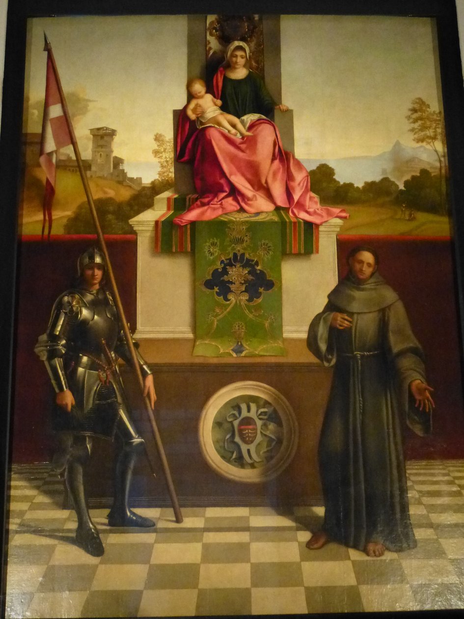 Castelfranco祭坛，场面 作者 Giorgione da Castelfranco