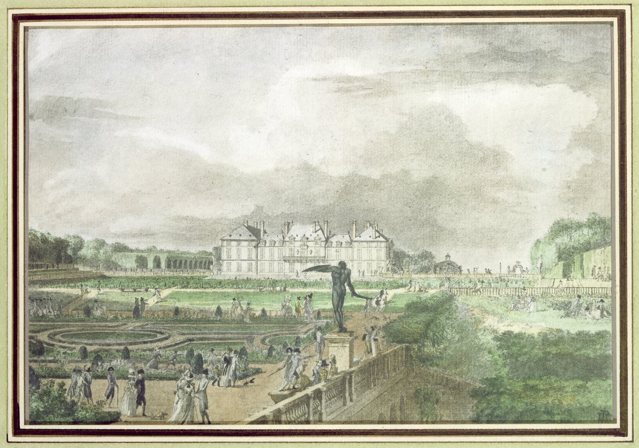 Chateau and Garden of Sceaux（纸上卫生间） 作者 穆尼耶