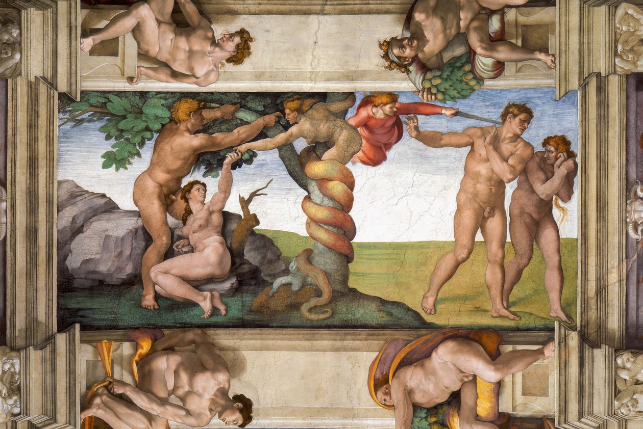 从天堂开除 作者 米开朗基罗（Michelangelo Buonarroti）