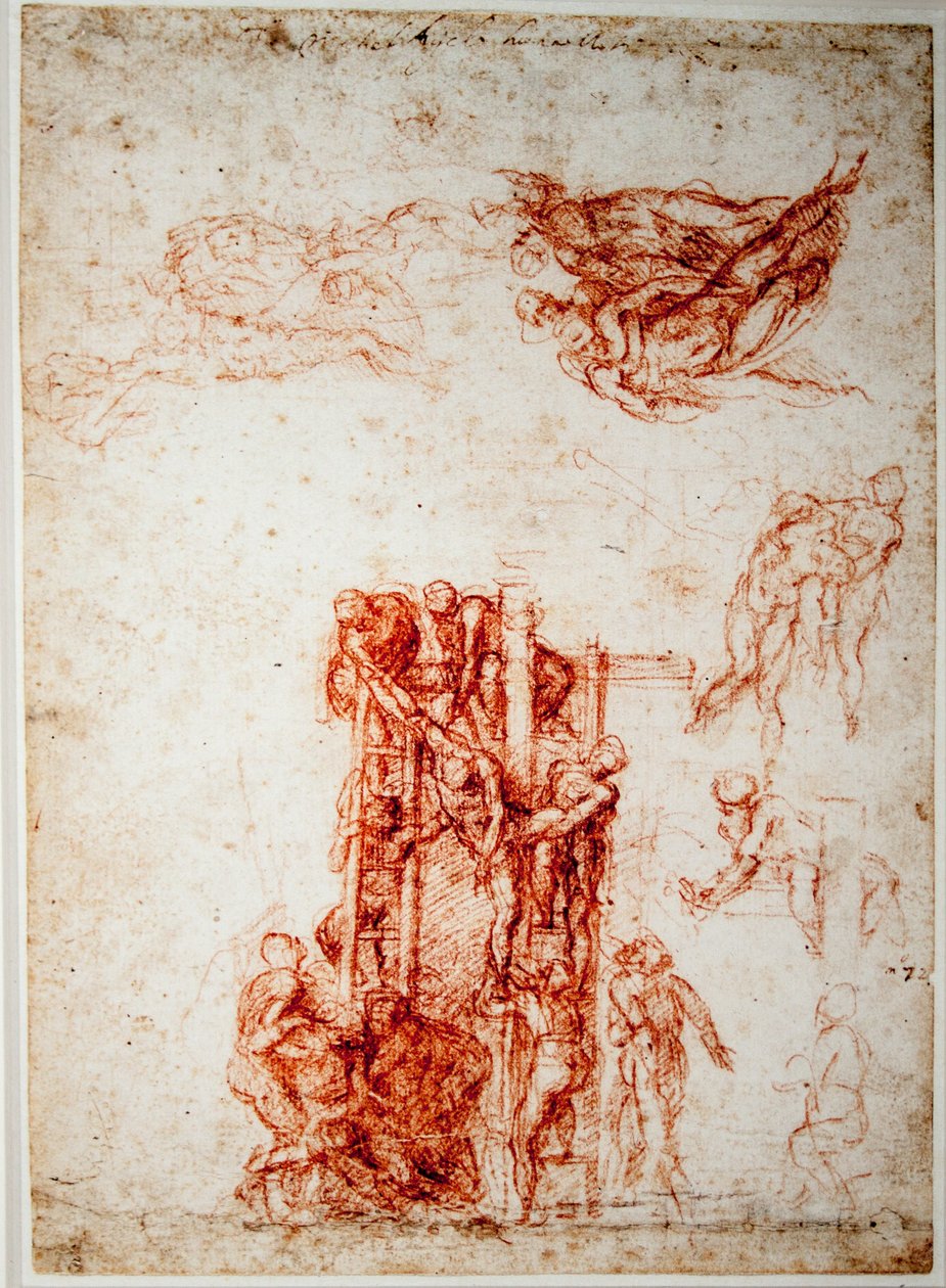 对十字架沉积的研究 作者 米开朗基罗（Michelangelo Buonarroti）