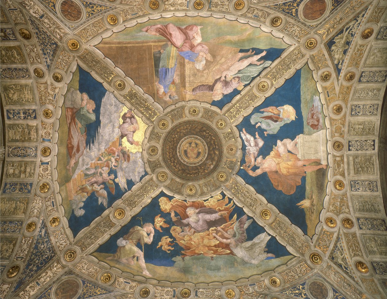 Estancia de Heliodoro的拱顶 作者 拉斐尔（Raffaello Sanzio Raphael）
