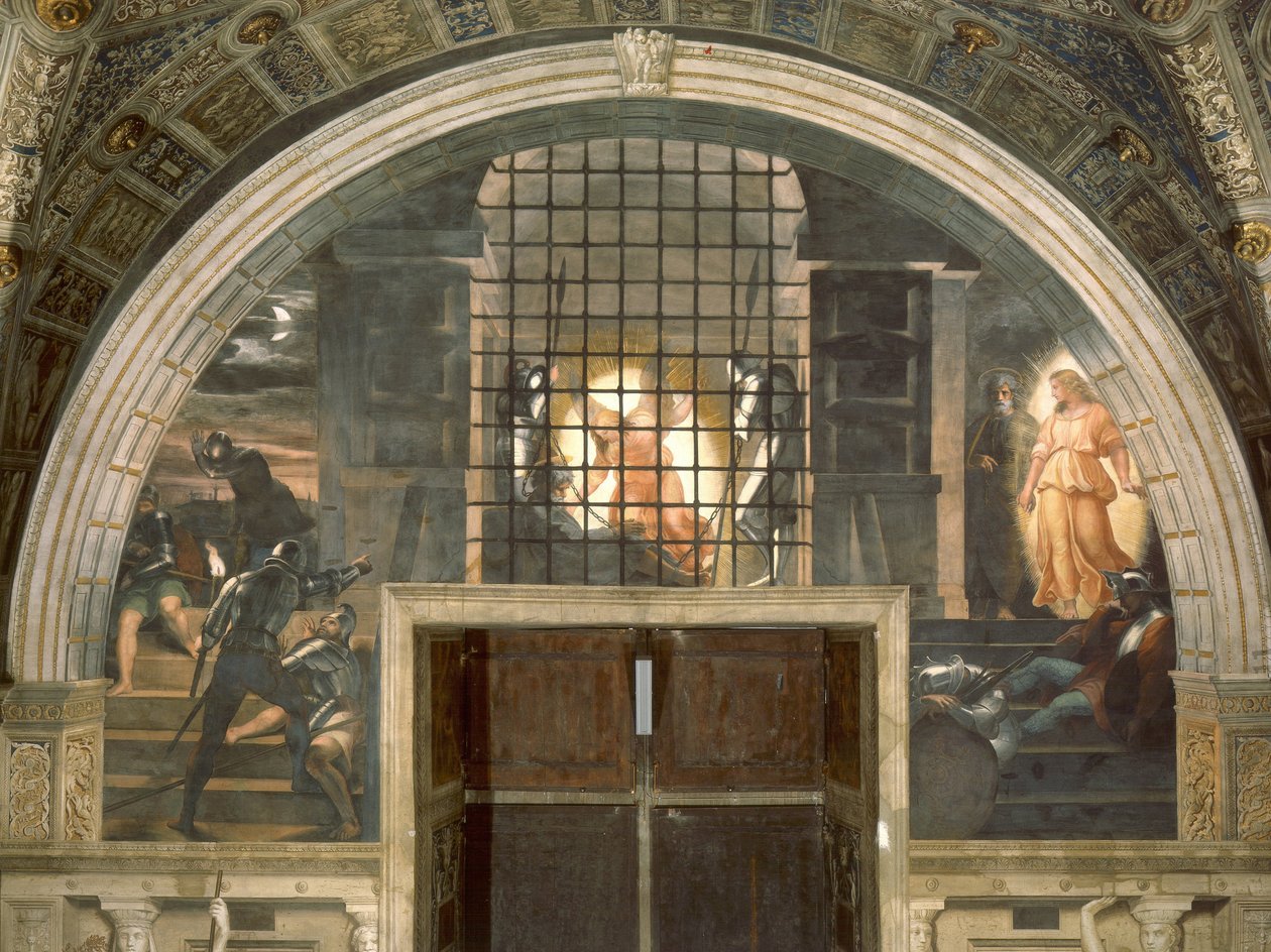 解放圣佩德罗 作者 拉斐尔（Raffaello Sanzio Raphael）