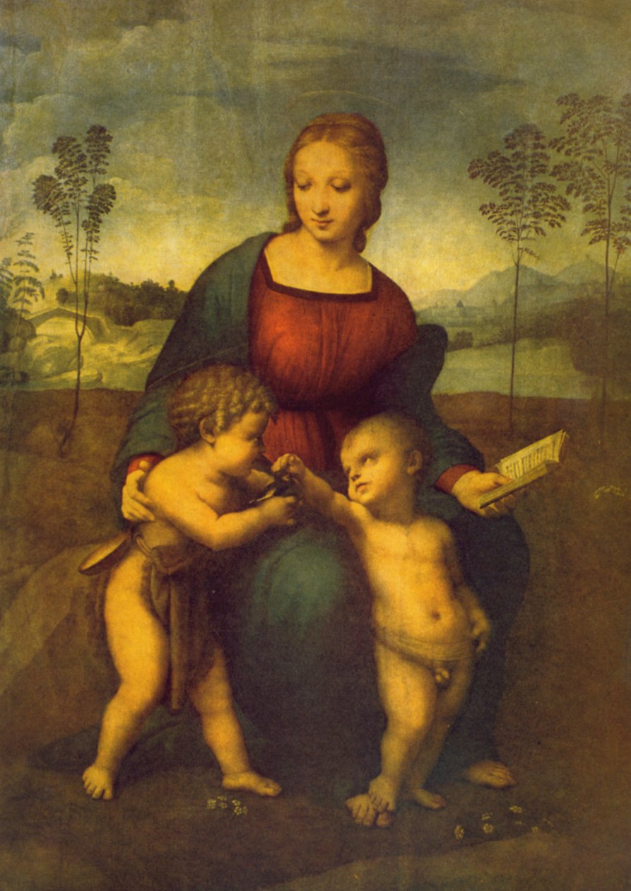 金翅雀的麦当娜 作者 拉斐尔（Raffaello Sanzio Raphael）