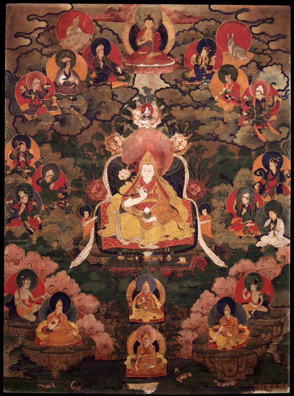 第七世达赖喇嘛，Kalzang Gyatso（1708-1757） 作者 不明