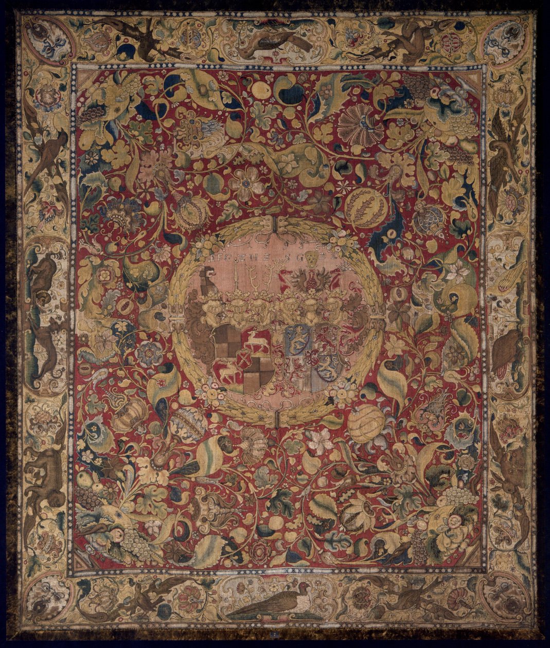 带徽章的徽章Zollern房间为Count Eitelfriedrich I. von Hohenzollern-Hechingen和Sybilla von Zimmern 作者 不明