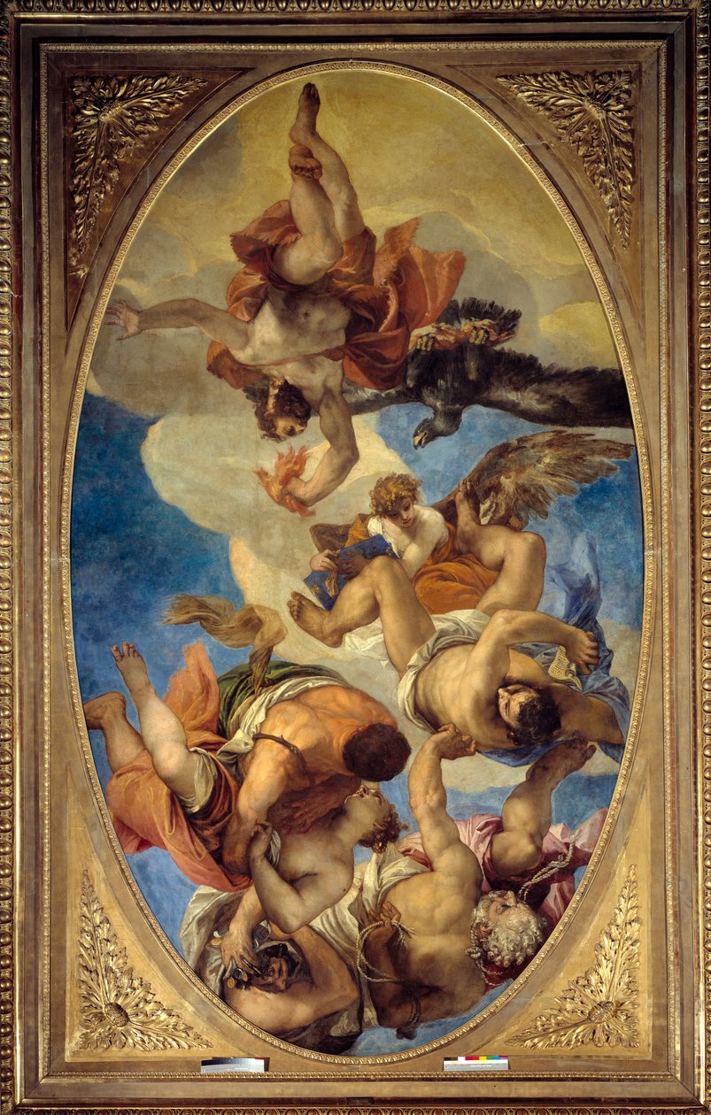 维罗内塞（Paolo Veronese，1528-1588）的画作：朱庇特照亮恶习。 作者 委罗内塞