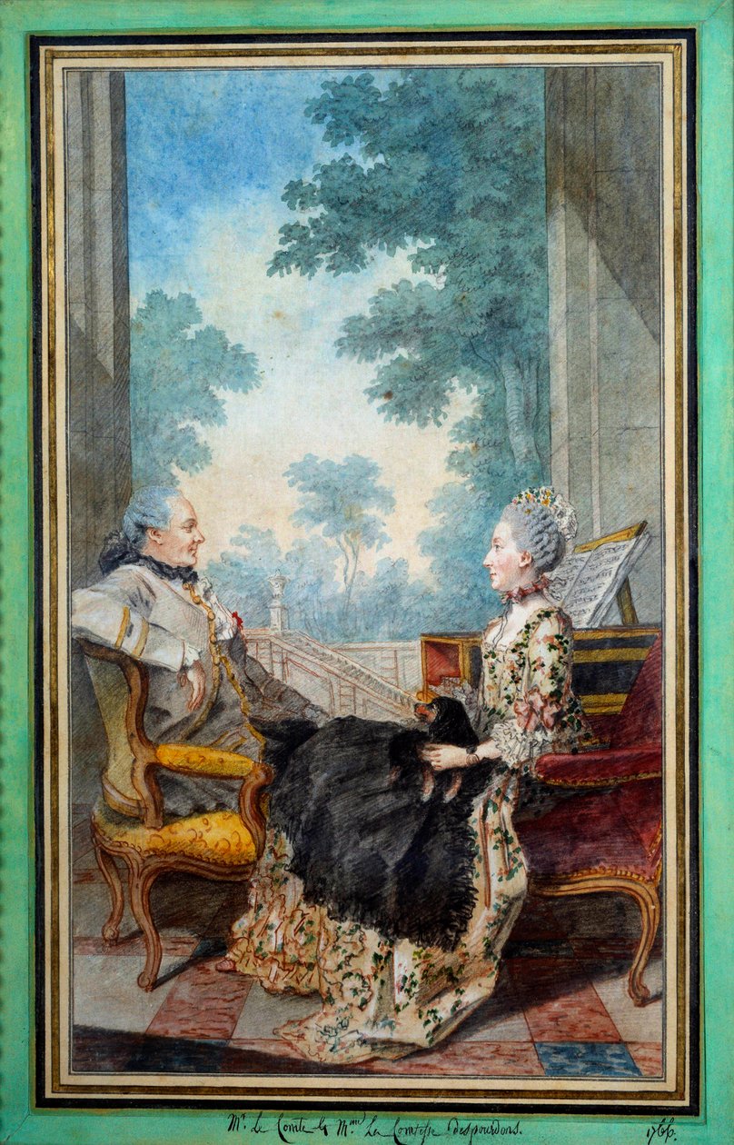 路易斯·卡罗吉斯·卡蒙泰尔 (1717-1806) 1766 年巴黎，卡纳瓦莱博物馆 作者 卡蒙泰尔