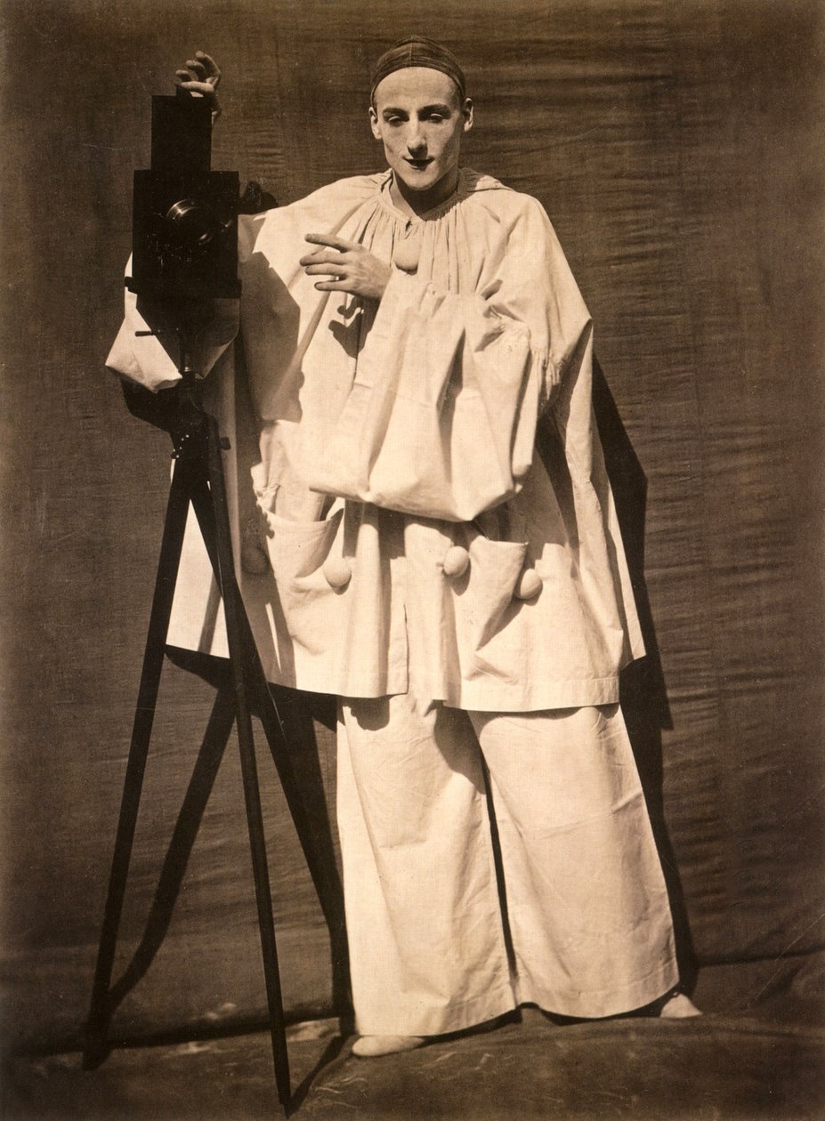 Mime Debureau 饰演皮耶罗摄影师 作者 (1820-1910) 纳达尔