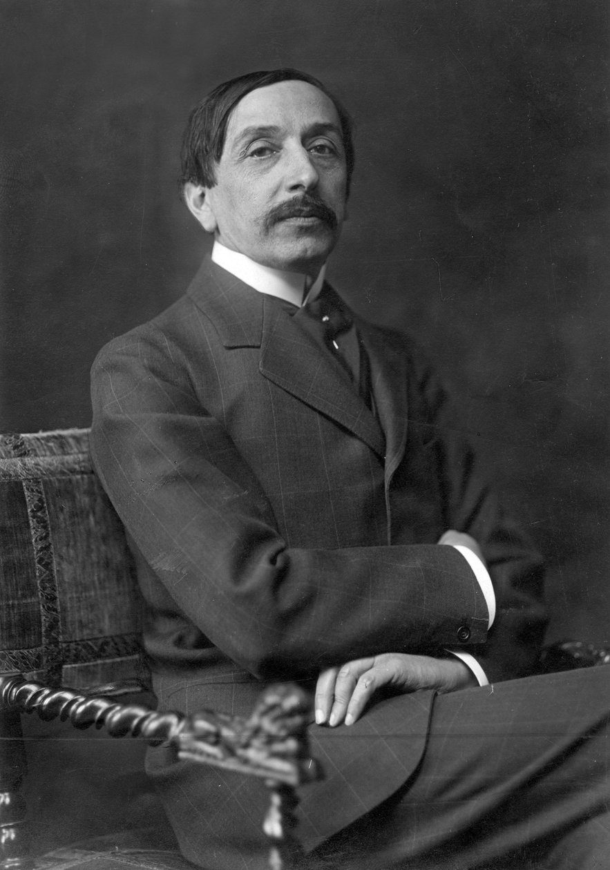 法国政治家和作家莫里斯-巴雷斯（1912-1913），纳达尔摄 作者 (1820 1910) 纳达尔