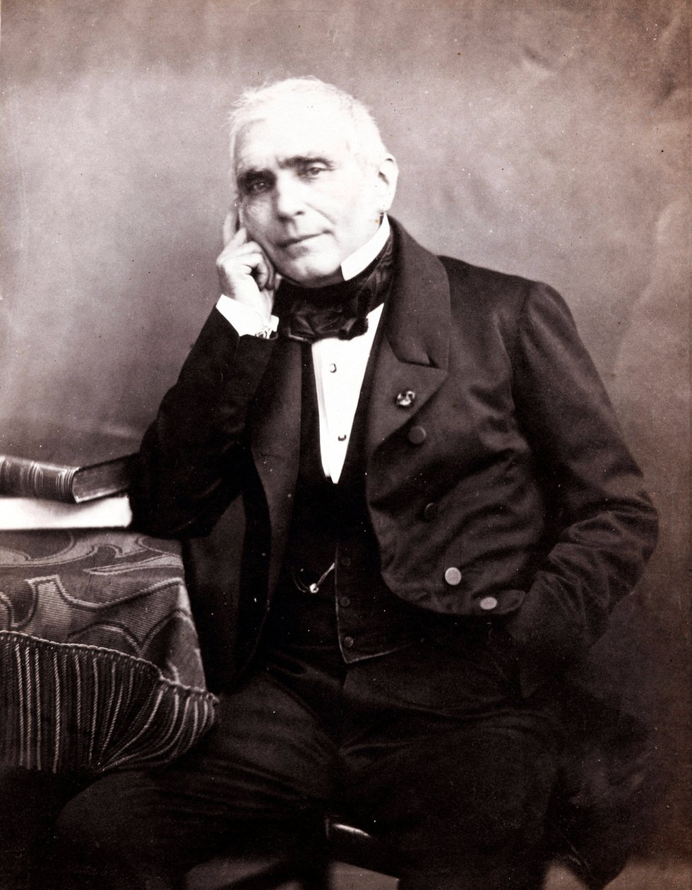 Nadar, Gaspard-Felix (1820-1910) 的 Eugene Scribe (1791-1861) 肖像 作者 纳达尔