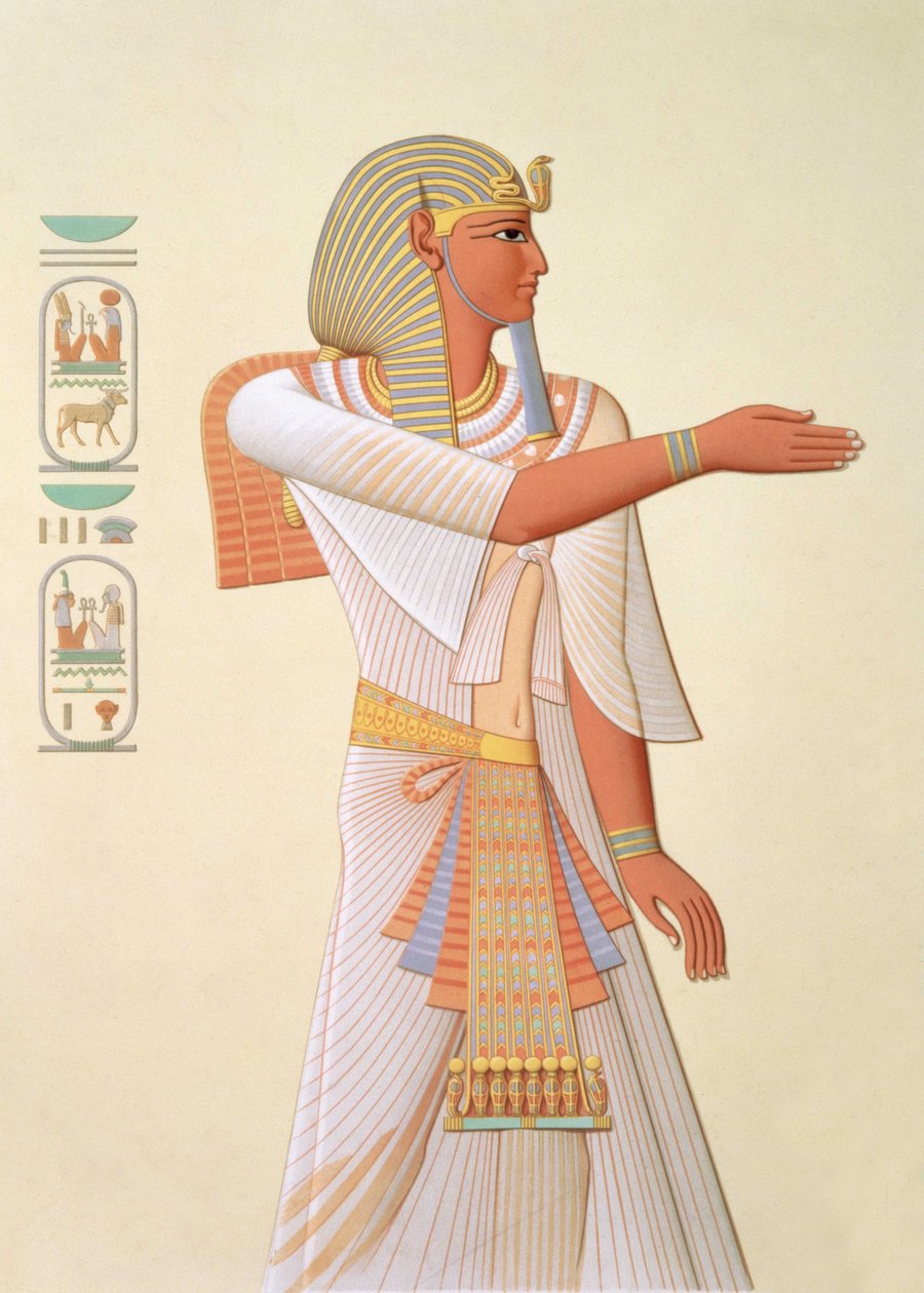 746.c.1.  f.8 Mienptah-Hotephimat 法老肖像 作者 （之后）法国学校