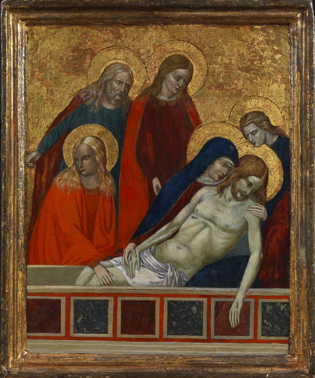 Entombment of Christ, possibly 19th century (tempera on panel) 作者 （之后）意大利学校