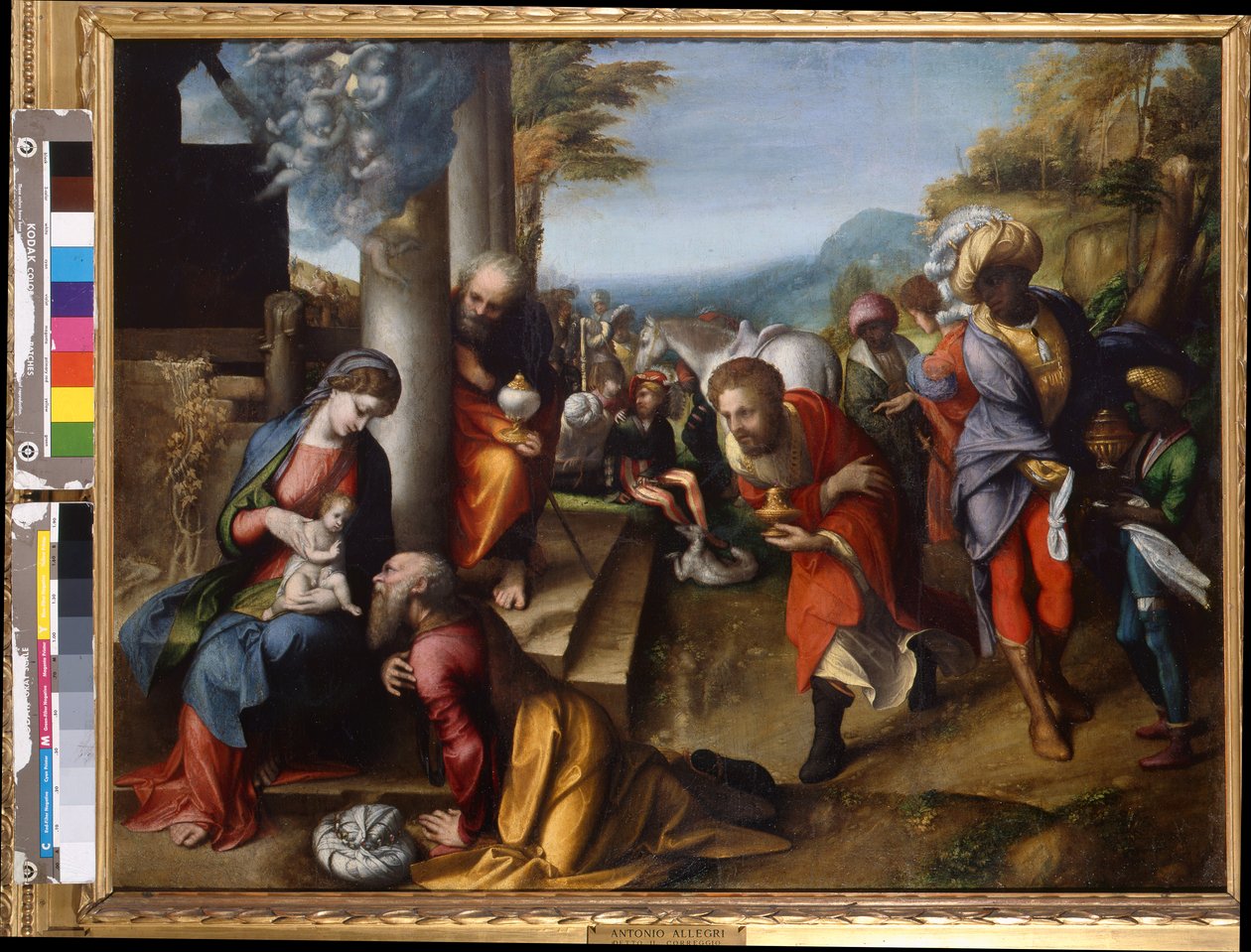 Adoration of the Magi 作者 (c.1489-1534) 科雷焦
