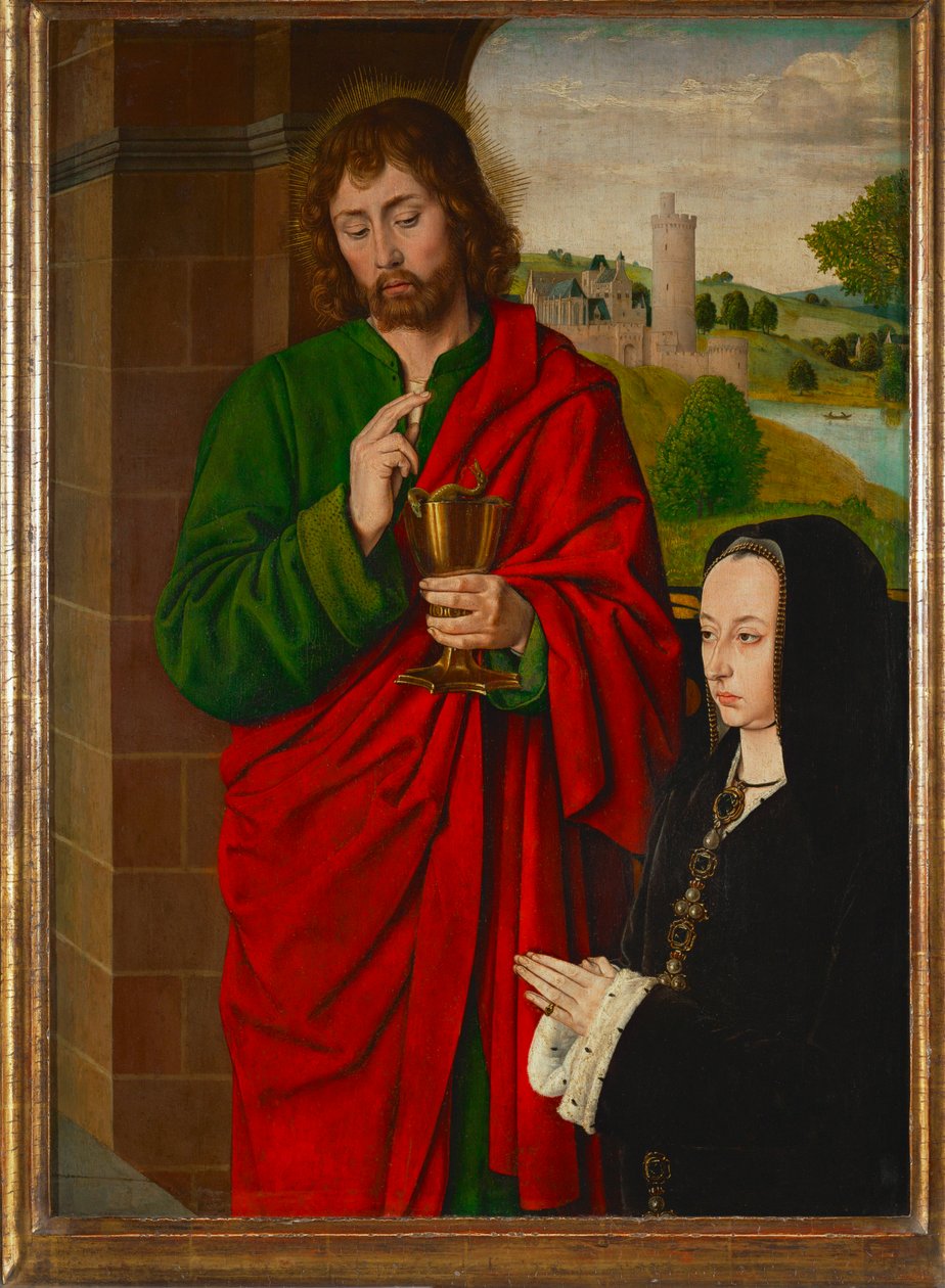 波旁公爵夫人法兰西安妮... 作者 (fl.c.1483-c.1529) 穆兰大师