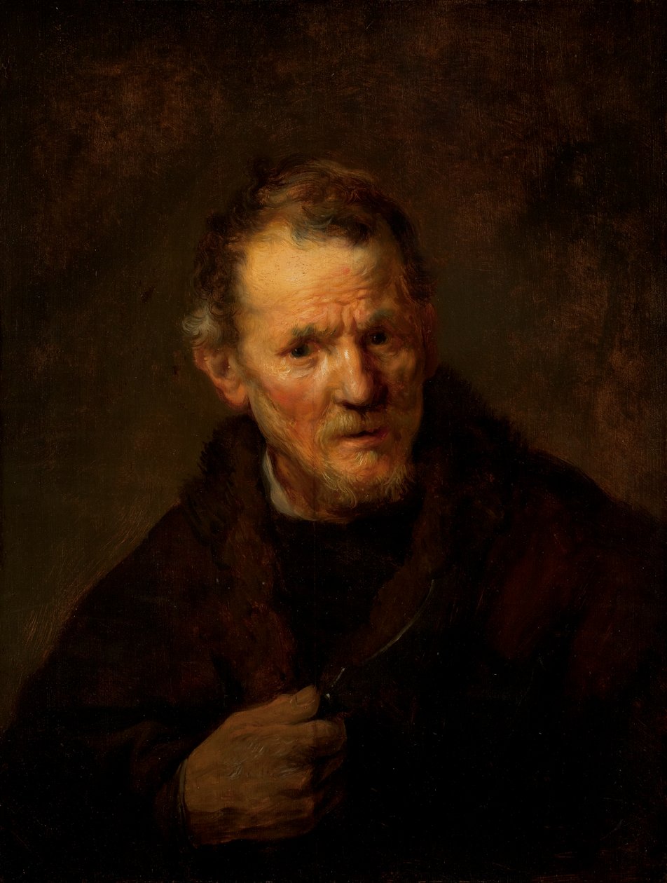 圣巴塞洛缪，c.1633（面板油画） 作者 伦勃朗·哈门斯 (Rembrandt Harmensz) 的工作室。范赖恩