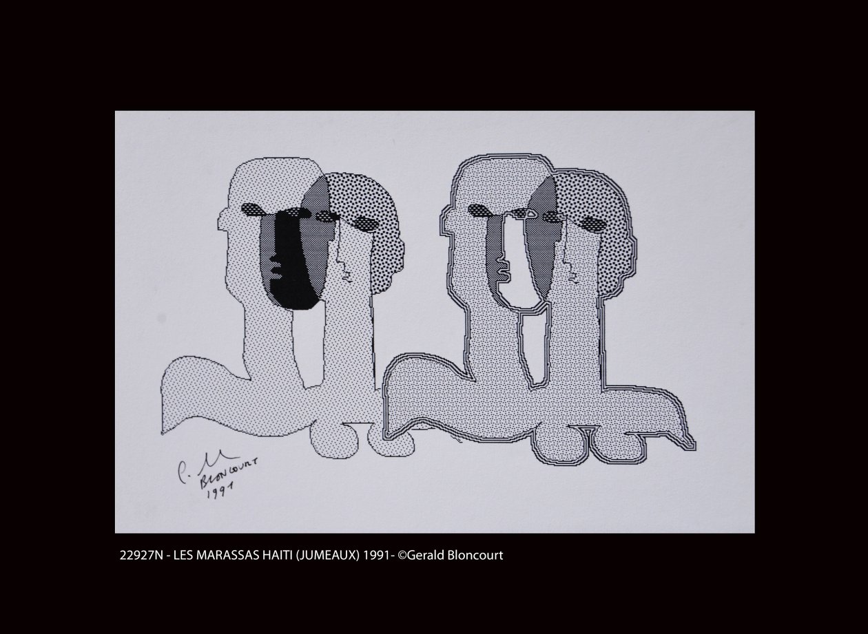 22927N  -  MARASSAS HAITI（TWINS）1991- 作者 不明