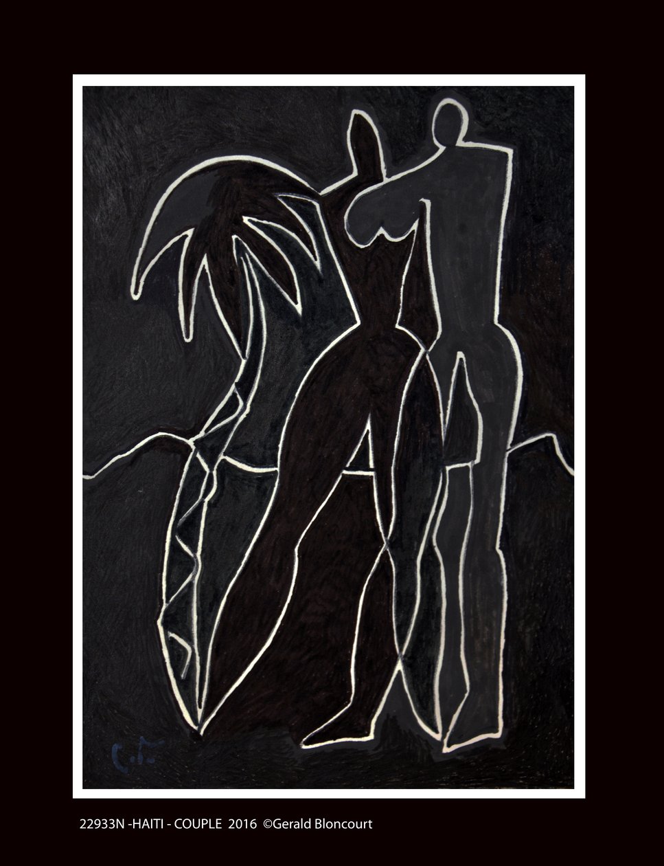 22933N -HAITI  -  COUPLE 2016？ 作者 不明
