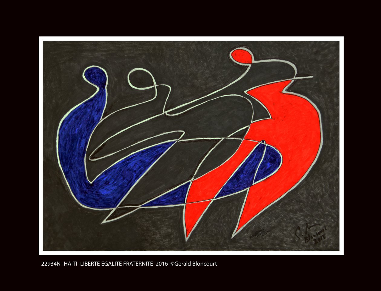 22934N -HAITI-EQUAL FRATERNITE 2016？ 作者 不明
