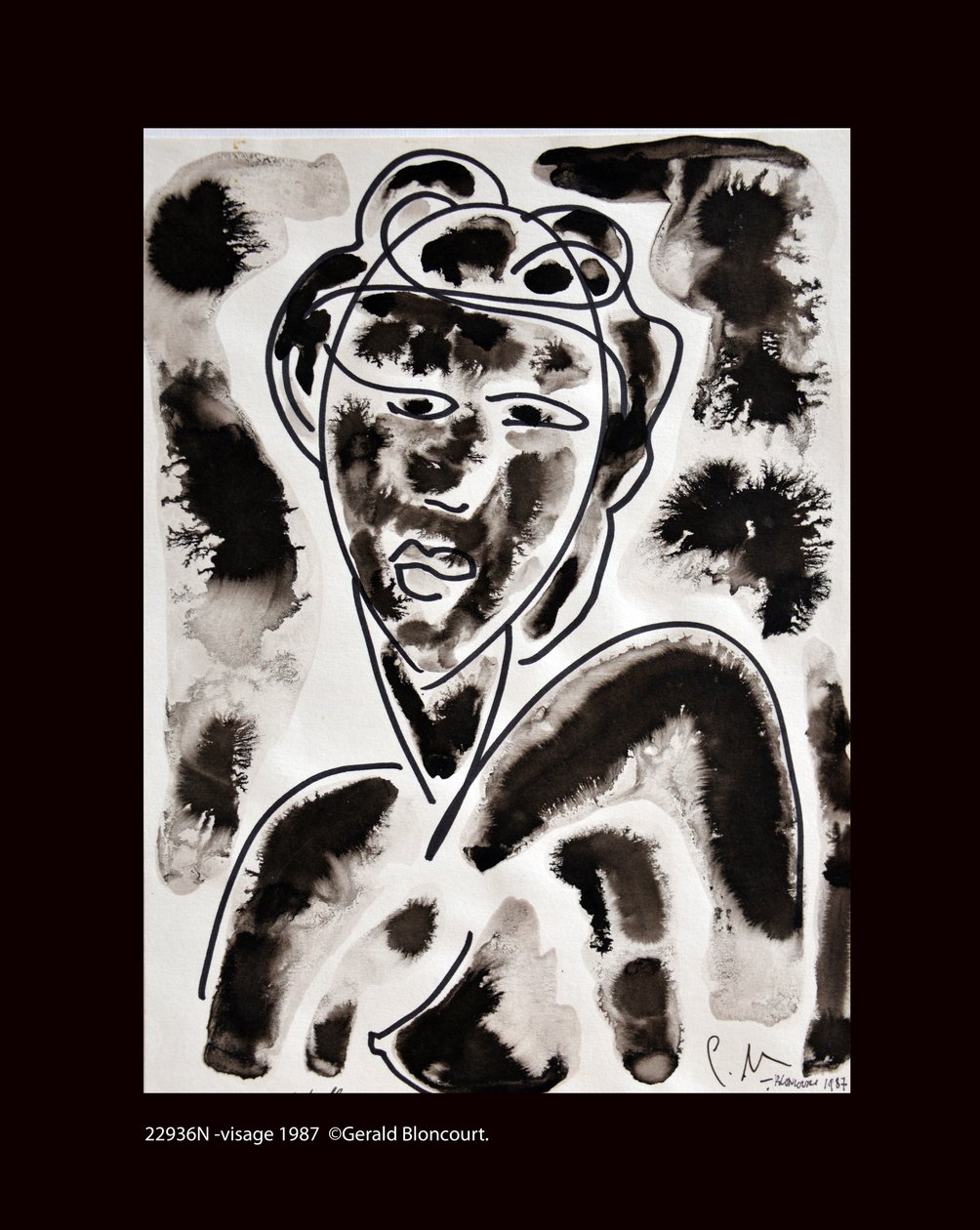 22936N -visage 1987？ 作者 不明