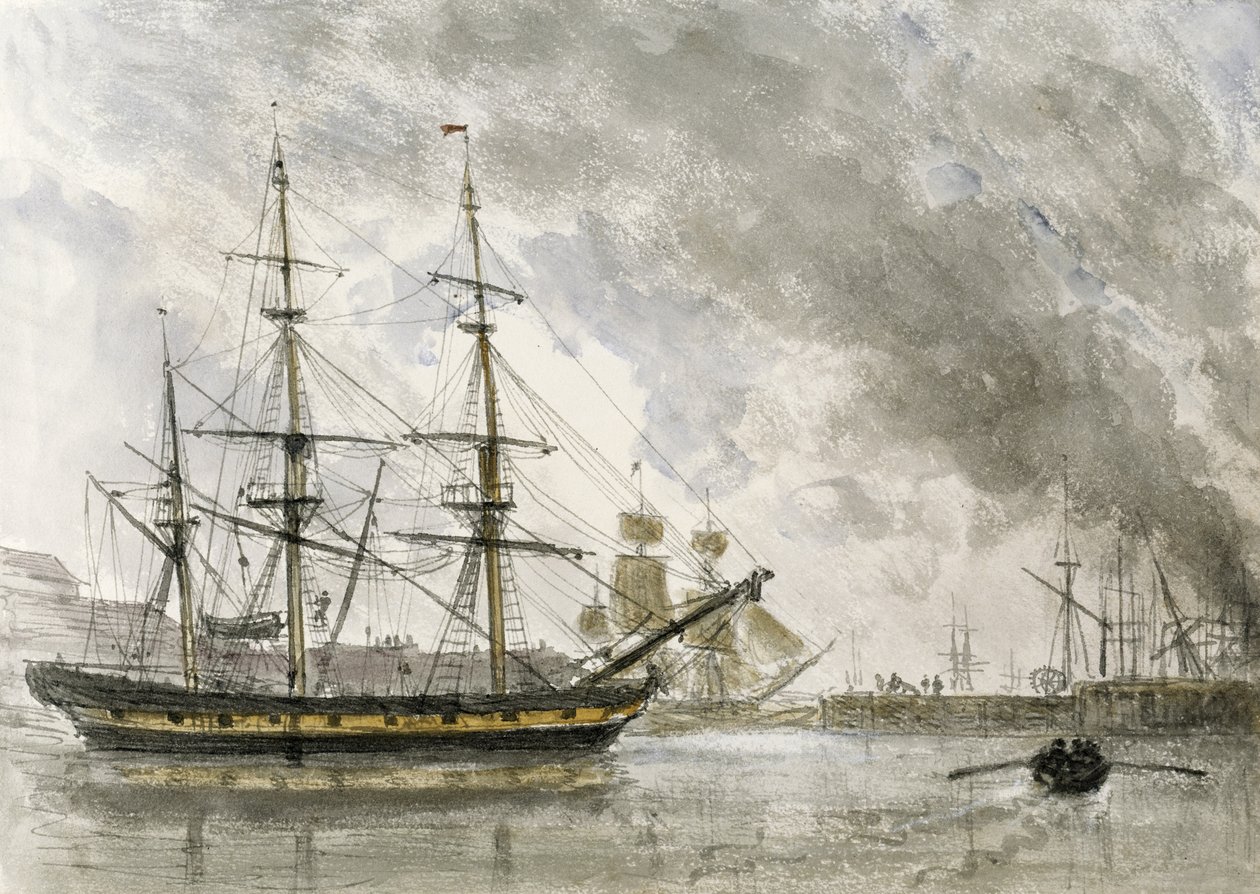 Barque Free Trader，William Crotch。 作者 不明