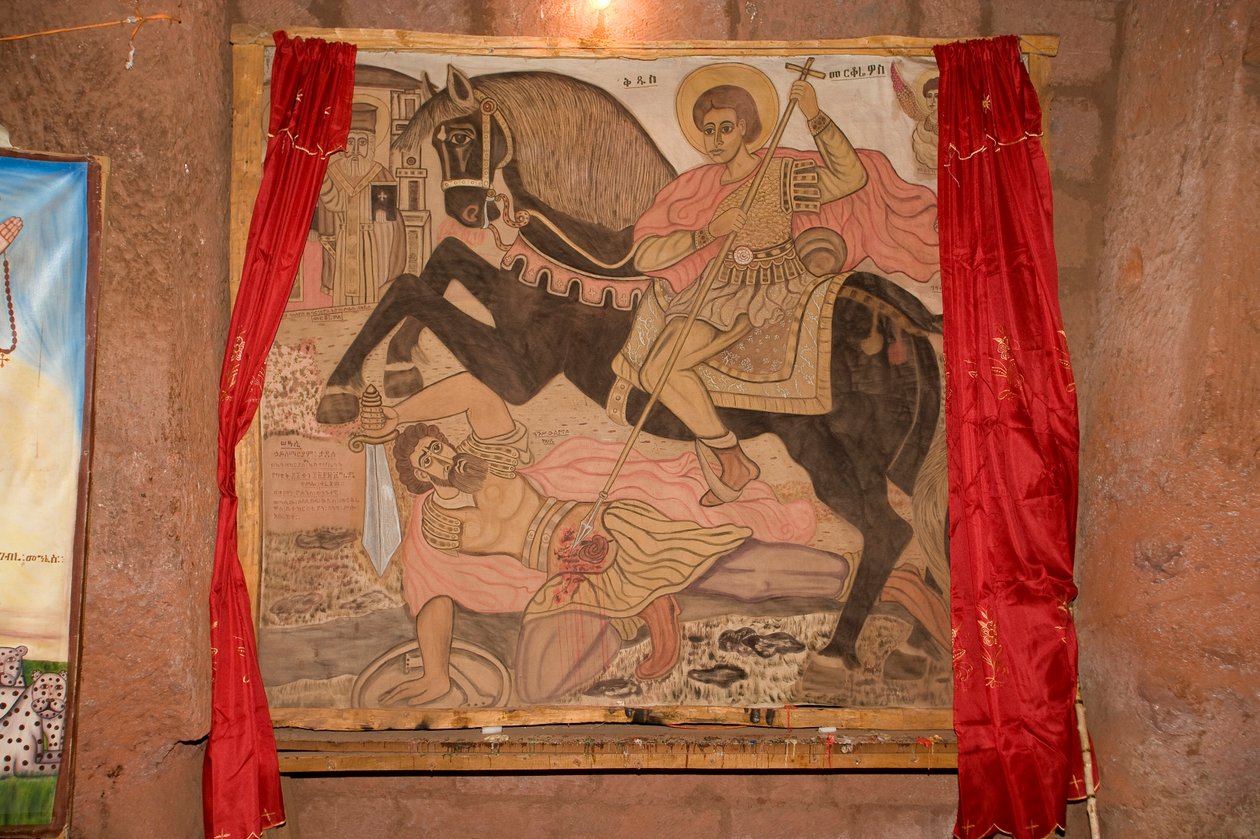 Bet Amanuel Church，拉利贝拉，埃塞俄比亚，非洲 作者 不明