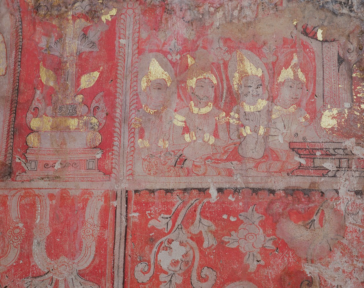 神，照明树，Wat Ratchaburana，阿尤特拉利夫雷斯，泰国 作者 不明