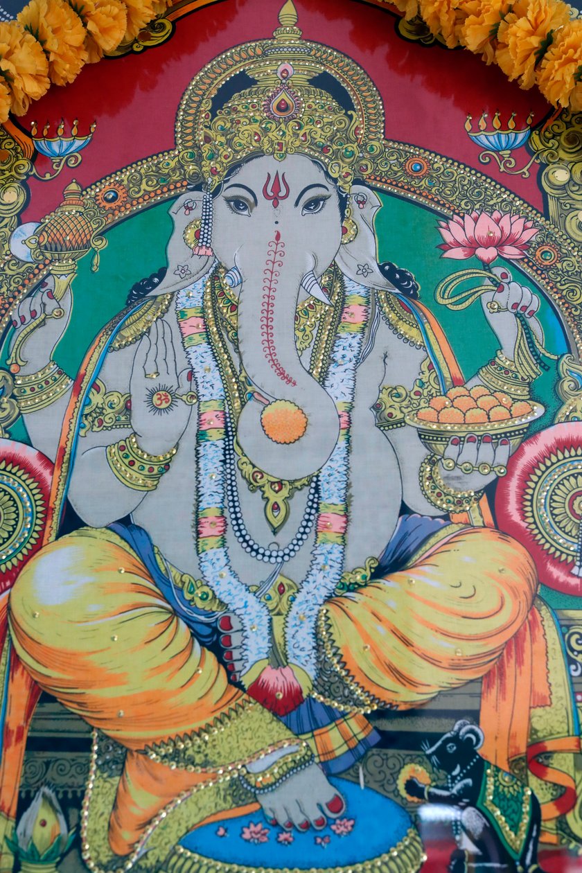 Ganesha，Sri Thenday Yutthapani寺庙，胡志明市，越南 作者 不明