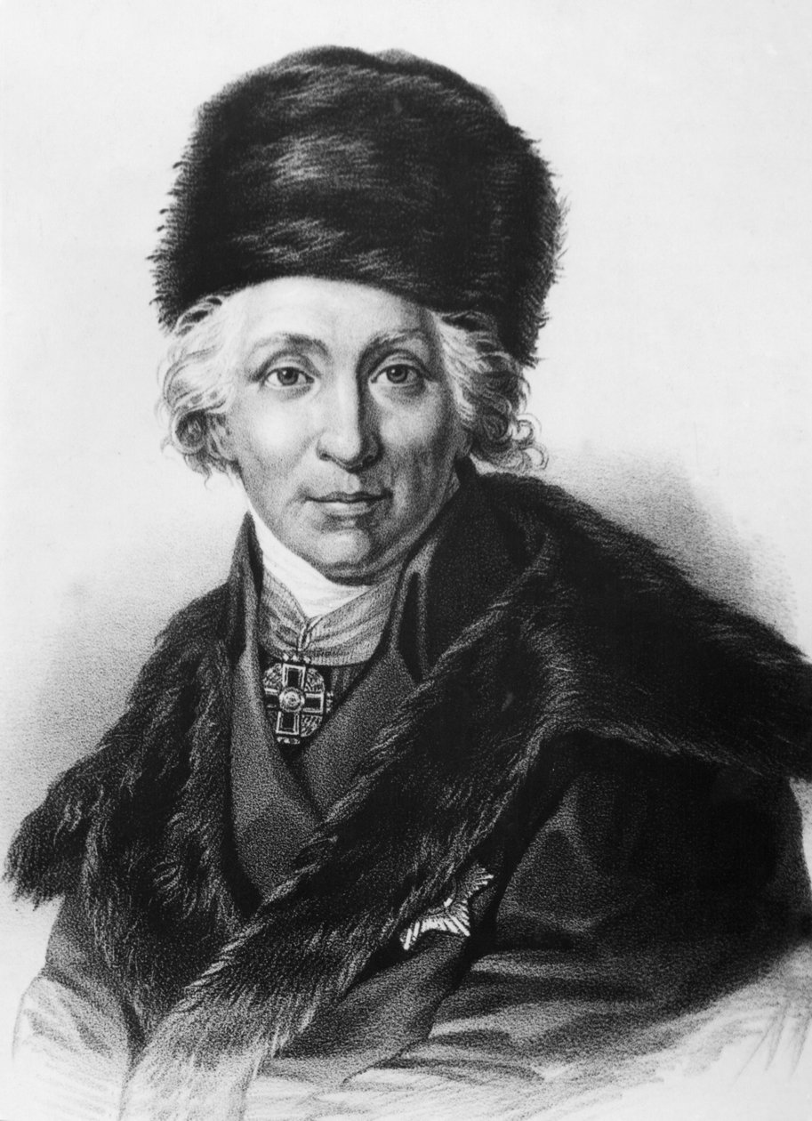 Gavril Romanovich Derzhavin（1743-1816），着名的俄罗斯诗人和爱国者。 作者 不明