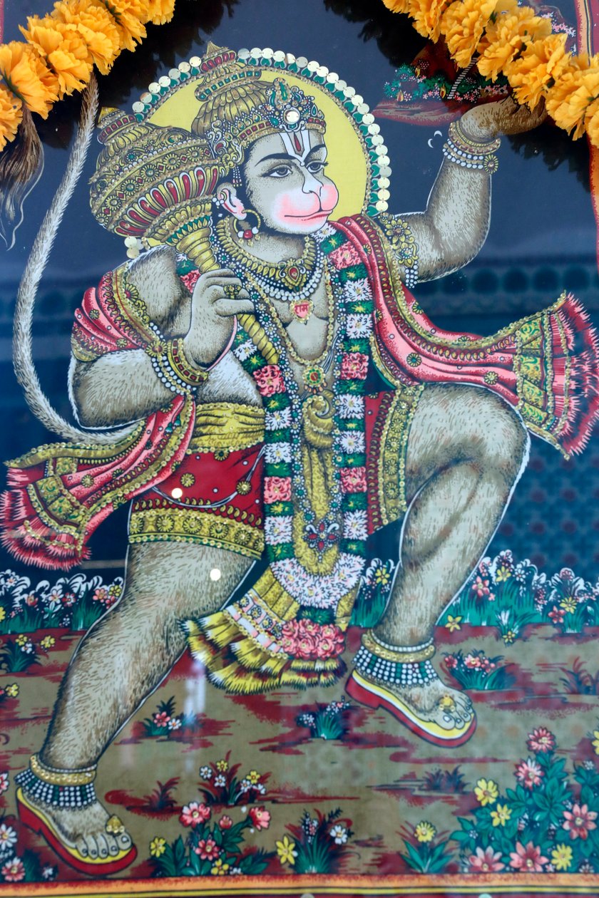 Hanuman，Sri Thenday Yutthapani寺庙，胡志明市，越南 作者 不明