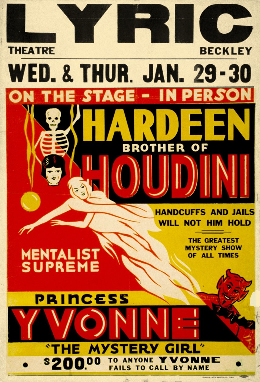 Houdini的Hardeen兄弟c.1931 作者 不明