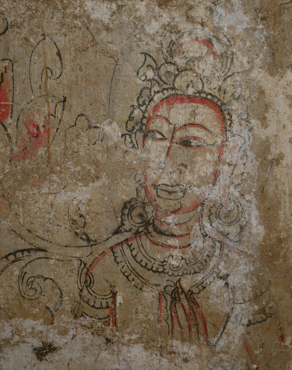 中国影响头，Wat Ratchaburana，大城府，泰国 作者 不明