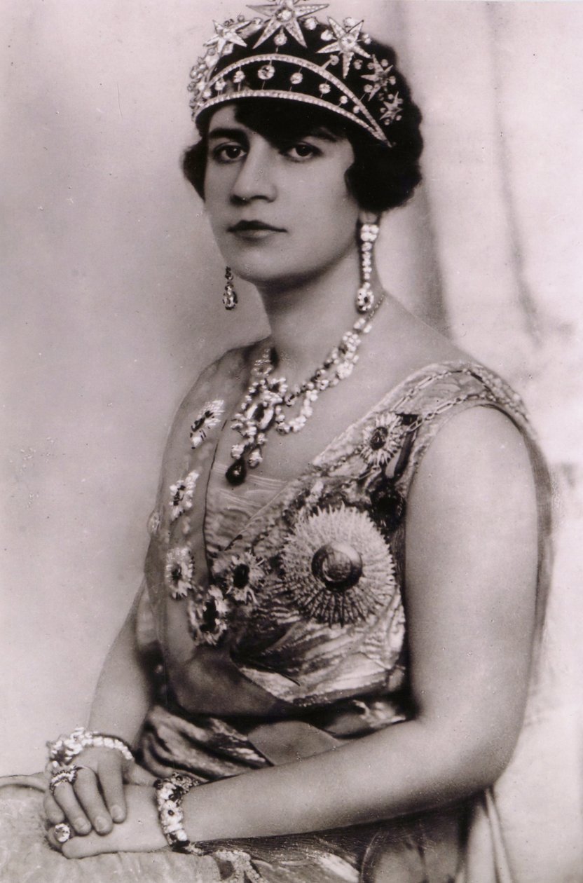 阿富汗Tarzi女王Soraya的肖像，c.1928 作者 不明
